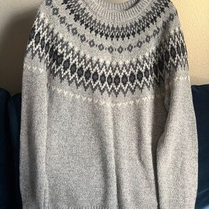 Men's Nordic AmbercromCrewneck Sweater - Gray Multicolor